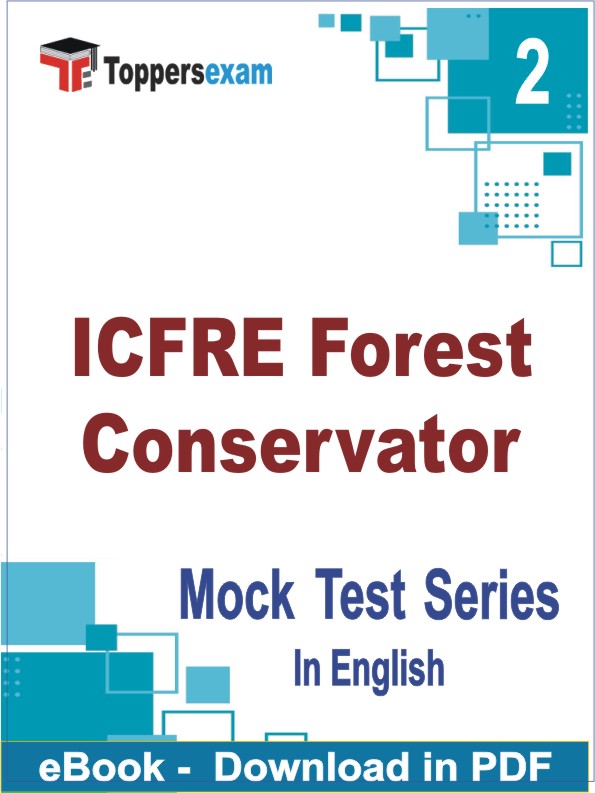 ICFRE Forest Conservator Ticket Clerk Test PDF Book In English - Question Paper
