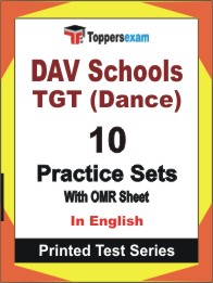 DAV Schools TGT (Dance) Book in English - Practice Set