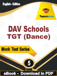 DAV Schools TGT (Dance) Test PDF Book In English - Practice Set