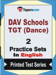 DAV Schools TGT (Dance) Book in English - Question Paper / Practice Set