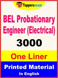 BEL Probationary Engineer (Electrical) One Liner Book in English