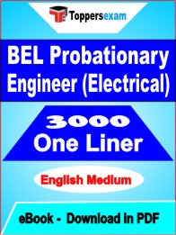 BEL Probationary Engineer (Electrical) One Liner Book PDF in English