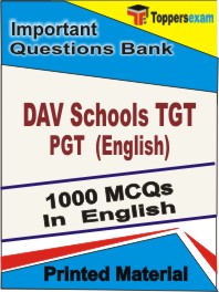 DAV Schools TGT PGT (English) Book in English - Objective MCQ