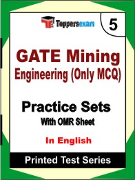 GATE Mining Engineering (Only MCQ) Book in English - Mock Test / Practice Set