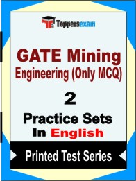 GATE Mining Engineering (Only MCQ) Book in English - Question Paper / Practice Set