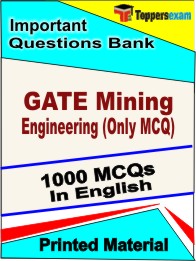 GATE Mining Engineering (Only MCQ) Book in English - Objective MCQ
