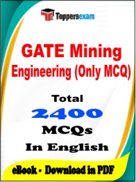 GATE Mining Engineering (Only MCQ) PDF Book in English - MCQ / Objective Questions