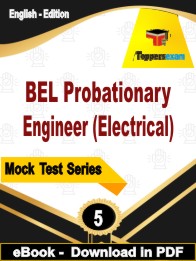 BEL Probationary Engineer (Electrical) Test  PDF Book In English - Practice SetBEL Probationary Engineer (Electrical) Test  PDF Book In English - Practice Set