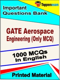 GATE Aerospace Engineering (Only MCQ) Book in English - Objective MCQ