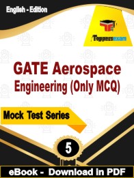 GATE Aerospace Engineering (Only MCQ) Test PDF Book In English - Practice Set