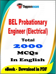 BEL Probationary Engineer (Electrical) PDF Book In English - MCQ / Objective Questions