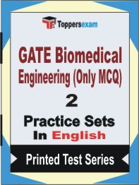 GATE Biomedical Engineering (Only MCQ)  Book in English - Question Paper / Practice Set