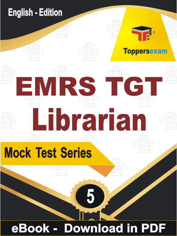 EMRS TGT Librarian Test PDF Book In English - Practice Set