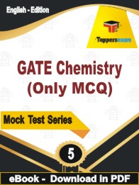 GATE Chemistry (Only MCQ) Test PDF Book In English - Practice Set