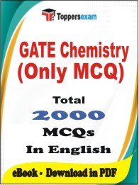 GATE Chemistry (Only MCQ) PDF Book in English - MCQ / Objective Questions
