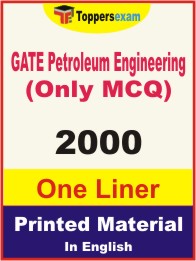 GATE Petroleum Engineering (Only MCQ) One Liner Book in English