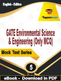 GATE Environmental Science & Engineering (Only MCQ)   PDF Book In English - Practice Set