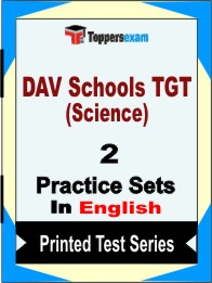 DAV Schools TGT (Science) Book in English - Question Paper / Practice Set