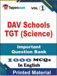 DAV Schools TGT (Science) Book in English - Objective MCQ (VOL.1)