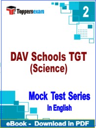 DAV Schools TGT (Science) Test PDF Book In English - Question Paper