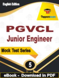 PGVCL Junior Engineer  Test  PDF Book In English - Practice Set