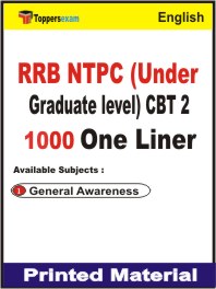 RRB NTPC (Under Graduate level) CBT 2 One Liner Book PDF in English