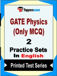 GATE Physics (Only MCQ) Book in English - Question Paper / Practice Set