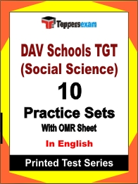 DAV Schools TGT (Social Science) Book in English - Practice Set