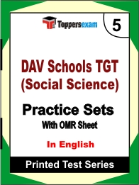 DAV Schools TGT (Social Science) Book in English - Mock Test / Practice Set