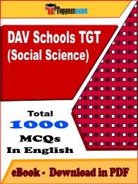 DAV Schools TGT (Social Science) PDF Book In English - MCQ / Objective Questions