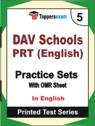 DAV Schools PRT (English) Book in English - Mock Test / Practice Set