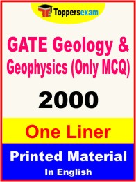 GATE Geology & Geophysics (Only MCQ) One Liner Book in English