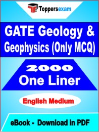 GATE Geology & Geophysics (Only MCQ) One Liner Book PDF in English