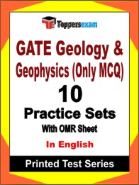 GATE Geology & Geophysics (Only MCQ) Book in English - Practice Set
