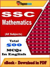 EBook of SSC Mathematics Exam, PDF Format in English