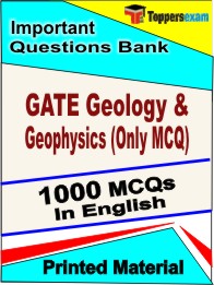 GATE Geology & Geophysics (Only MCQ)  Book in English - Objective MCQ