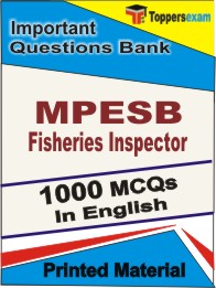 MPESB Fisheries Inspector Book in English - Objective MCQ