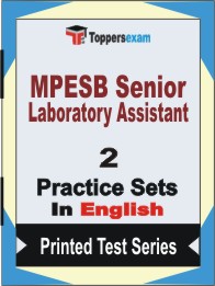 MPESB Senior Laboratory Assistant Book in English - Question Paper / Practice Set