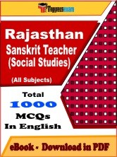 EBook of Rajasthan Sanskrit Teacher (Social Studies) Exam, PDF Format in English