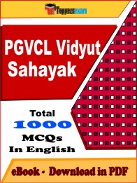 PGVCL Vidyut Sahayak Exam PDF Book In English - MCQ / Objective Questions
