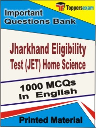 Jharkhand Eligibility Test (JET) Home Science Book in English - Objective MCQ