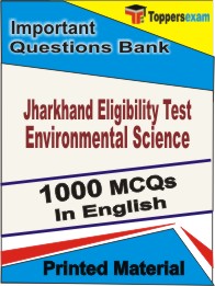 Jharkhand Eligibility Test Environmental Science Book in English - Objective MCQ