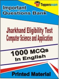 Jharkhand Eligibility Test Computer Science and Application Book in English - Objective MCQ