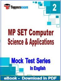 MP SET Computer Science & Applications Test PDF Book In English - Question Paper