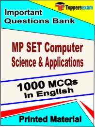 MP SET Computer Science & Applications  Book in English - Objective MCQ