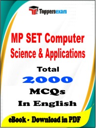 MP SET Computer Science & Applications PDF Book In English - MCQ / Objective Questions
