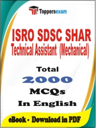 ISRO SDSC SHAR Technical Assistant (Mechanical) PDF Book in English - MCQ / Objective Questions
