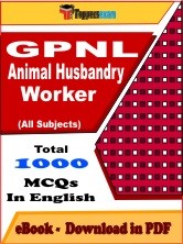 EBook of GPNL Animal Husbandry Worker Exam, PDF Format in English