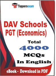 DAV Schools PGT (Economics)  PDF Book In English - MCQ / Objective Questions