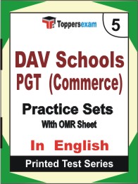 DAV Schools PGT (Commerce)  Book in English - Mock Test / Practice Set